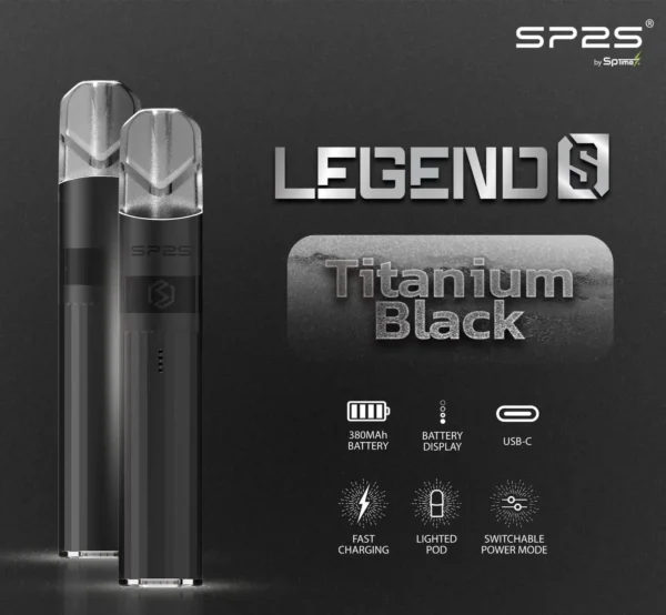 SP2S 思博瑞鈦合金一代通用主機｜旗艦金屬質感設計・精工機身打造・一代煙彈完美搭配