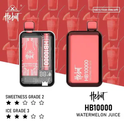Hebat 喜貝 10000口拋棄式電子煙｜高容量續航配置・精緻機身設計・長效使用體驗
