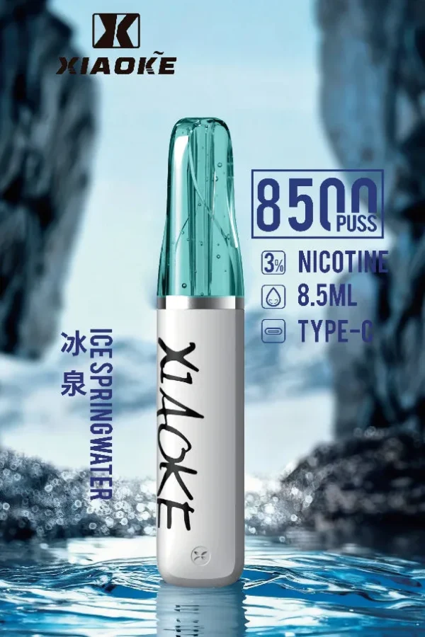 XIAOKE 梟客 8500口拋棄式電子煙｜順暢尼古丁鹽・輕巧大儲油量・Type-C長效續航