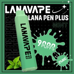 LANA一次性9000口-薄荷-scaled-1-300x300 LANA PEN PLUS 9000口拋棄式電子煙|旗艦網芯口感・巨量儲油設計・長效續航享受